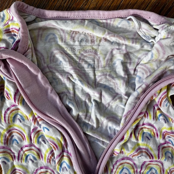 Little sleepies Pastel Rainbows Zippy - Picture 6 of 6